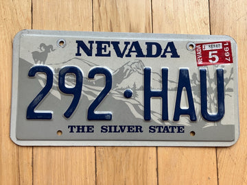 1997 Nevada License Plate