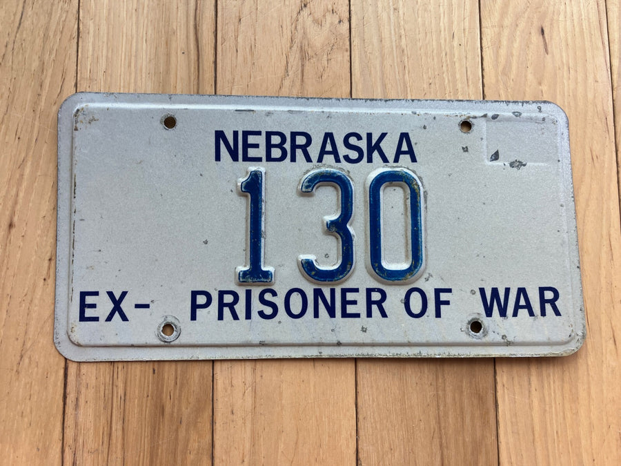 1993 Nebraska Prisoner of War License Plate