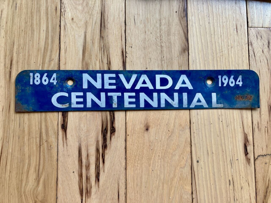 1964 Nevada Centennial License Plate Topper