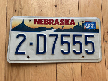 1996 Nebraska License Plate