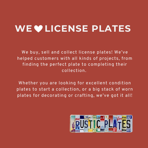 Pair of 1929 New Jersey License Plates