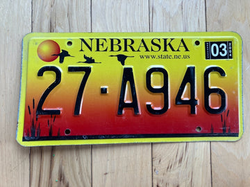 2004 Nebraska License Plate