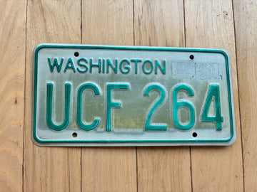 1968 to 1986 Washington State License Plate - Check With DOL First For YOM