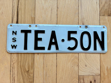 1990s New South Whales Australia Vanity License Plate