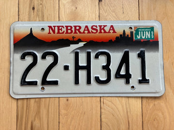 1999 Nebraska License Plate
