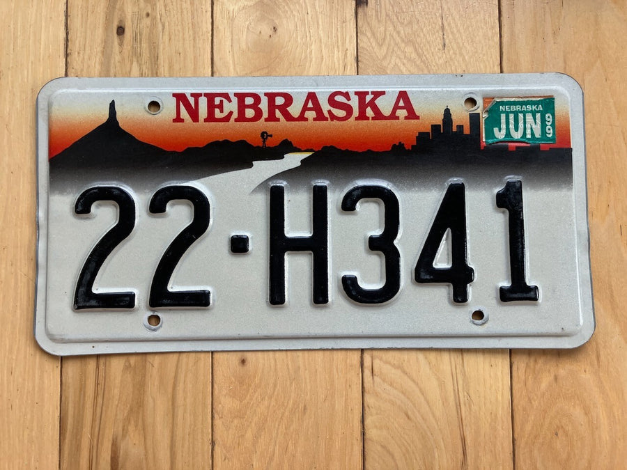 1999 Nebraska License Plate