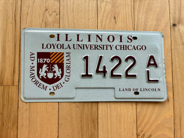 1997 Illinois Loyola University Chicago License Plate