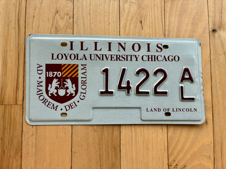 1997 Illinois Loyola University Chicago License Plate