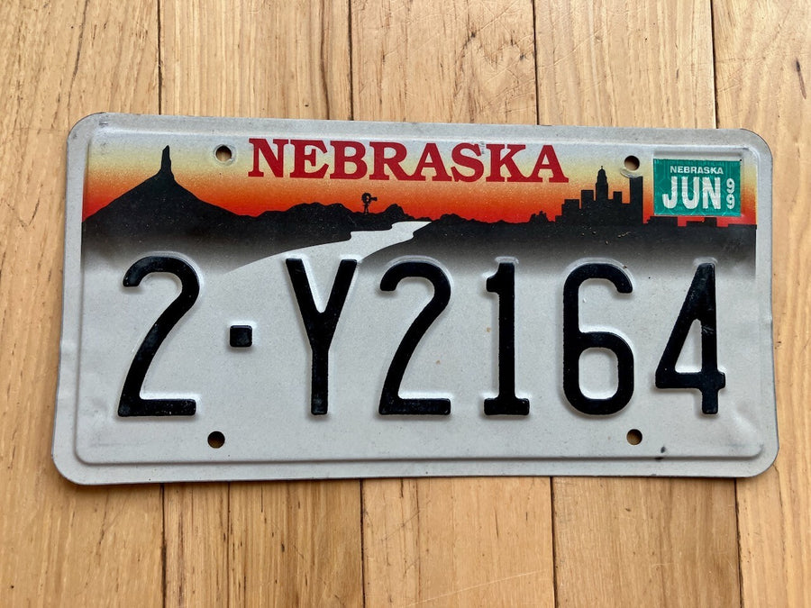 1999 Nebraska License Plate