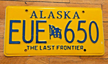 Alaska The Last Frontier License Plate