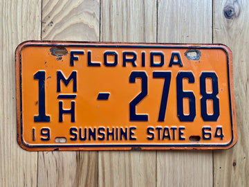 1964 Florida License Plate