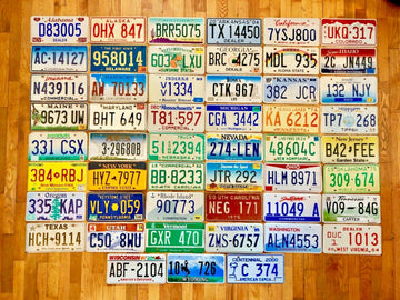 50 State License Plate Set Plus an American Samoa Plate- Good Condition