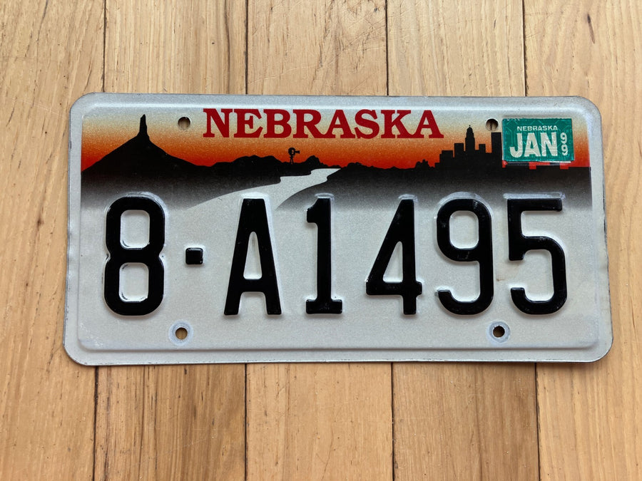 1999 Nebraska License Plate