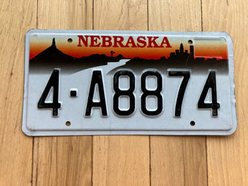 1999 Nebraska License Plate
