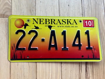 2005 Nebraska License Plate