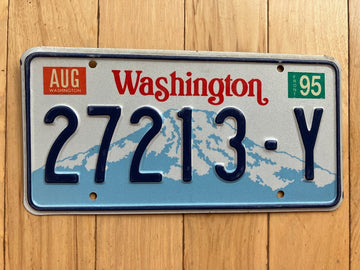 1995 Washington State Truck License Plate (Check With DOL First For YOM)