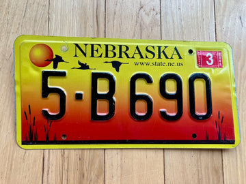 2005 Nebraska License Plate