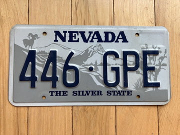 1990's Base Nevada License Plate