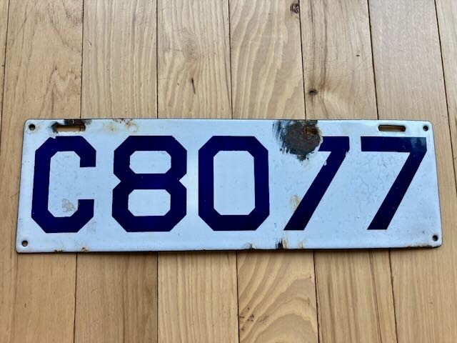 1911 Connecticut License Plate