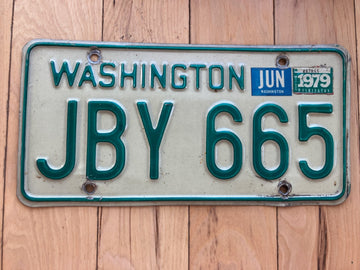 1979 Washington State License Plate