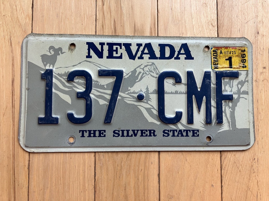 1994 Nevada License Plate