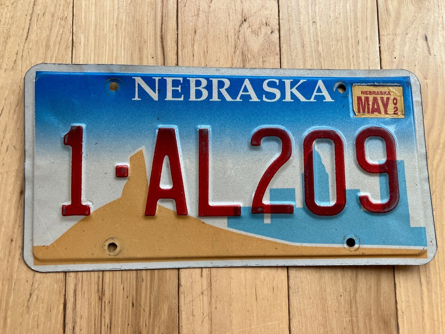 2002 Nebraska License Plate