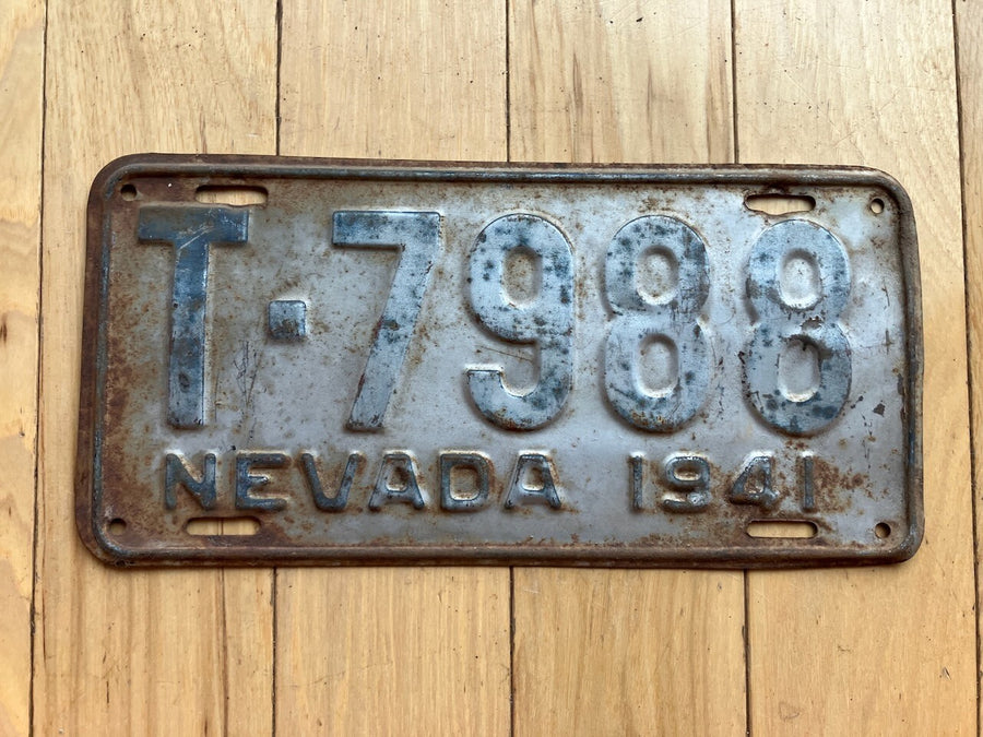 1941 Nevada License Plate