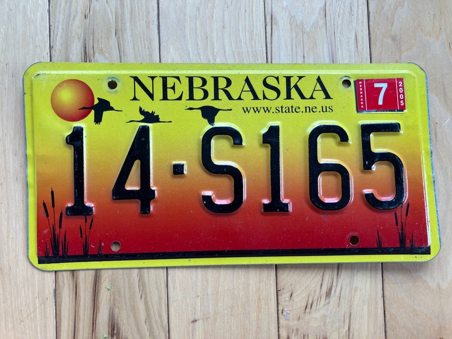 2005 Nebraska License Plate