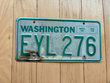 1984 to 1987 Washington State License Plate - Check With DOL First For YOM