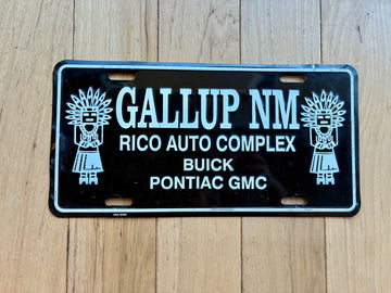 Vintage Gallup New Mexico Booster License Plate