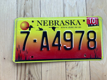 2005 Nebraska License Plate