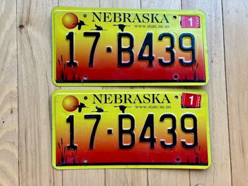 Pair of 2005 Nebraska License Plates