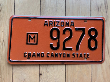 1960s Arizona Municipal License Plate