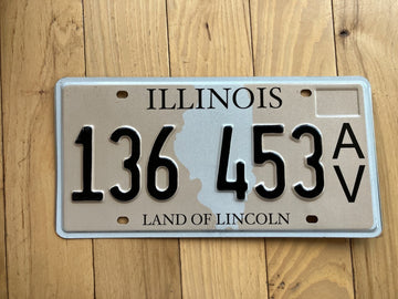 2012 Illinois Expanded-Use Antique Vehicle License Plate
