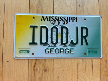 2001 Base Mississippi Vanity License Plate