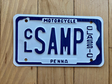 1994 Pennsylvania Motorcycle Classic Sample License Plate