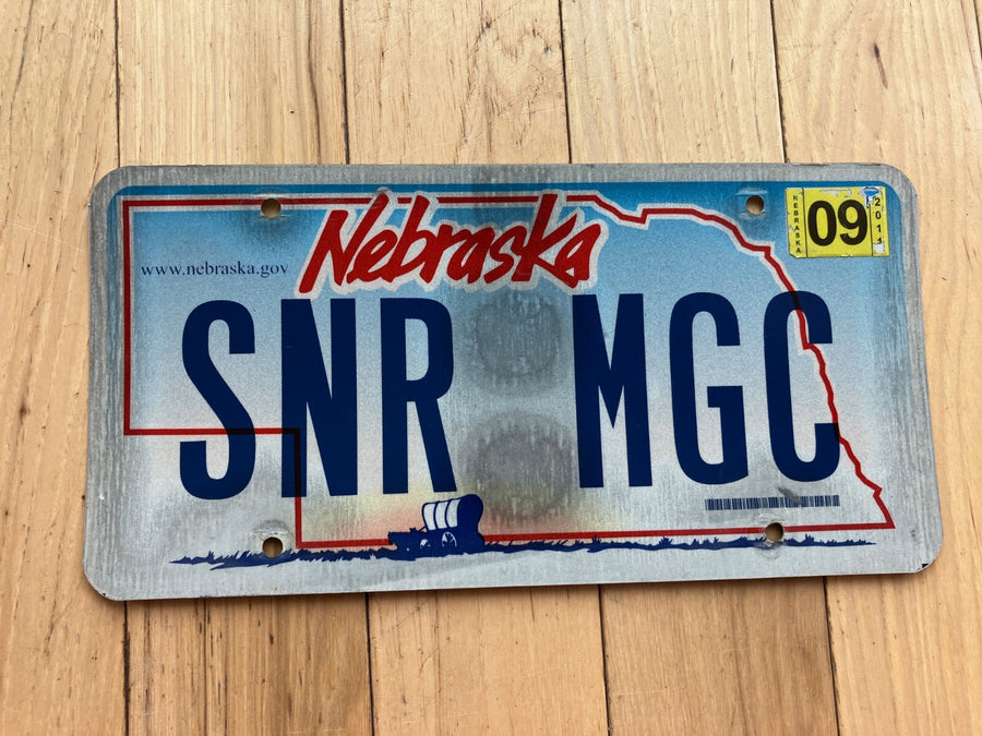 2011 Nebraska Vanity License Plate