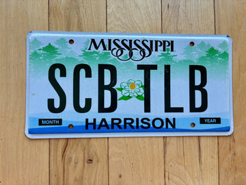 2004 Base Mississippi Vanity License Plate