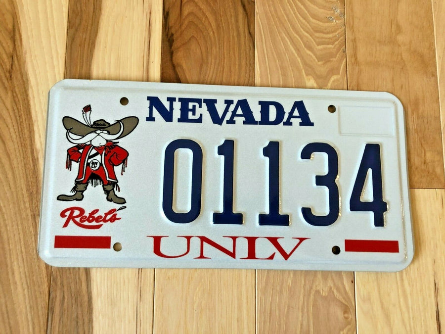 Nevada UNLV Rebels License Plate