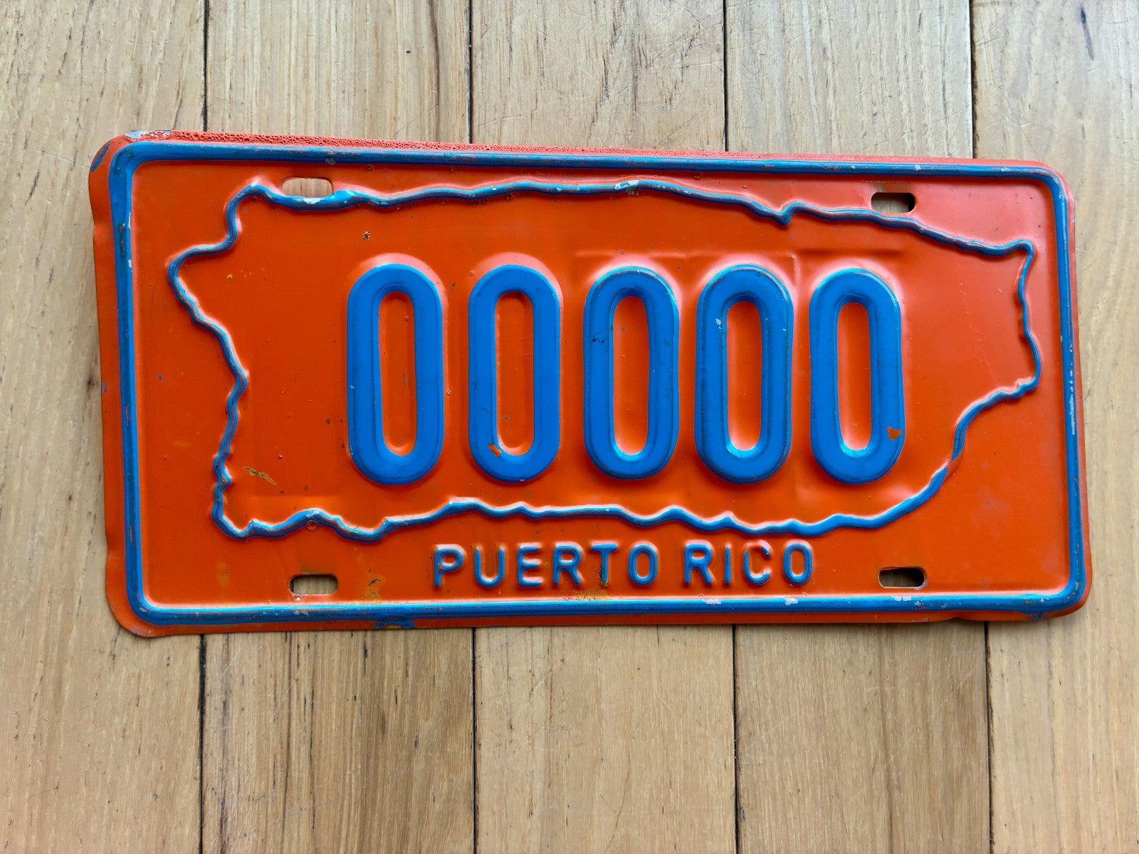 1970 to 1973 Puerto Rico Sample License Plate – RusticPlates