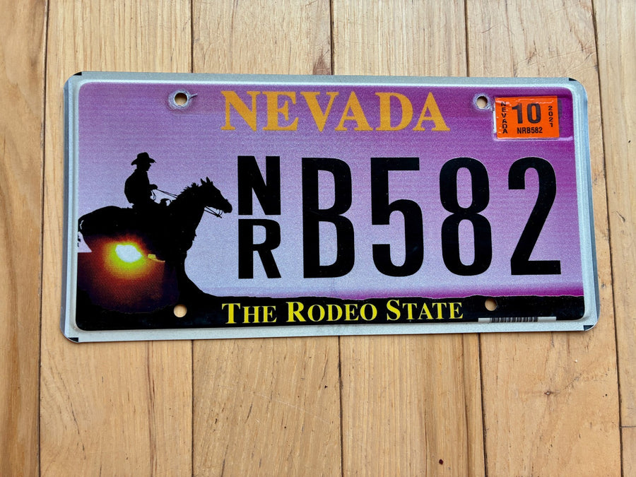 2021 Nevada The Rodeo State License Plate – RusticPlates