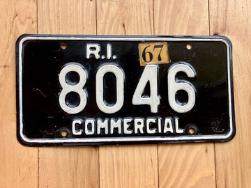 1967 Rhode Island Commercial License Plate