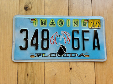 2012 Florida Imagine License Plate
