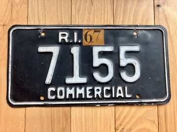 1967 Rhode Island Commercial License Plate