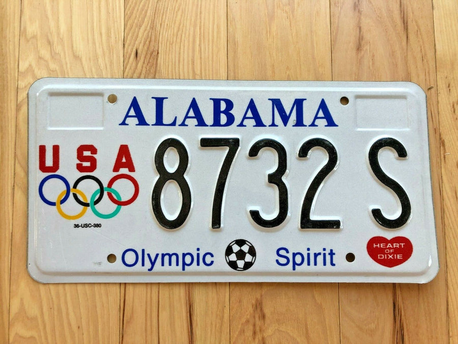 Alabama Olympic Spirit License Plate