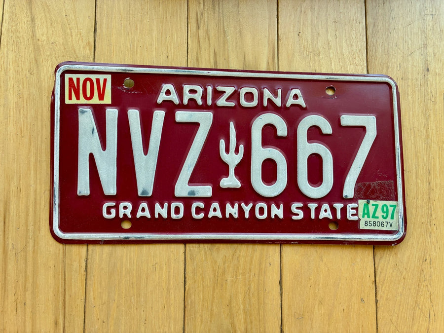 1997 Arizona License Plate