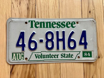 Tennessee Volunteer State License Plate