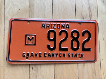 1960s Arizona Municipal License Plate