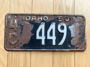 1950 Idaho License Plate