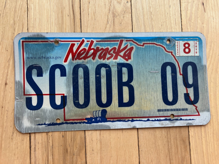 2010 Nebraska Vanity License Plate